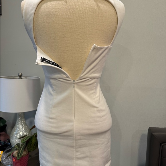 Lord & Taylor Black and White Geometric Mini Dress - Picture 7 of 7